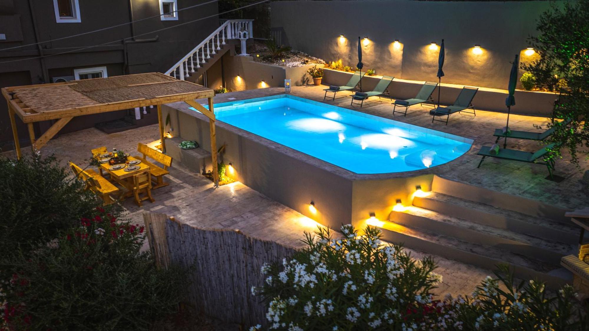 Zante Luxury Seaview Villa With Private Pool Katastárion Eksteriør bilde