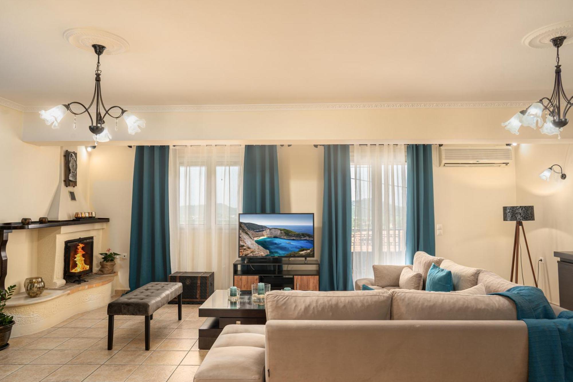 Zante Luxury Seaview Villa With Private Pool Katastárion Eksteriør bilde